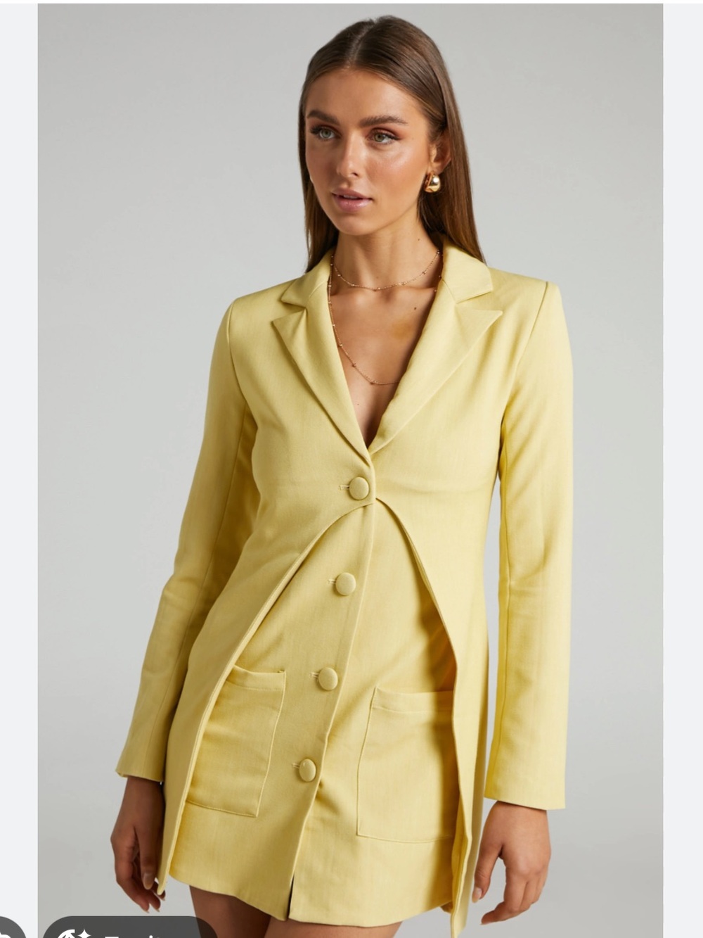 4th & Reckless - Ruth Blazer in Yellow XS